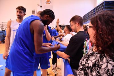 TREVISO 03092024 LBA PRECAMPIONATO NUTRIBULLET TREVISO BASKET - ALLENAMENTO + INCONTRO TIFOSI