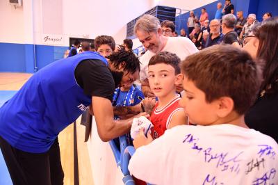 TREVISO 03092024 LBA PRECAMPIONATO NUTRIBULLET TREVISO BASKET - ALLENAMENTO + INCONTRO TIFOSI