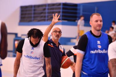 TREVISO 03092024 LBA PRECAMPIONATO NUTRIBULLET TREVISO BASKET - ALLENAMENTO + INCONTRO TIFOSI