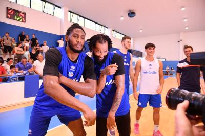 TREVISO 03092024 LBA PRECAMPIONATO NUTRIBULLET TREVISO BASKET - ALLENAMENTO + INCONTRO TIFOSI