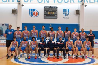 TREVISO 24092024 LBA PRECAMPIONATO NUTRIBULLET TREVISO BASKET  STAFF GIOCATORI MAGLIA GIOCO UFFICIALE