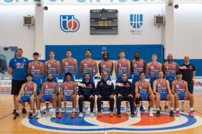 TREVISO 24092024 LBA PRECAMPIONATO NUTRIBULLET TREVISO BASKET  STAFF GIOCATORI MAGLIA GIOCO UFFICIALE