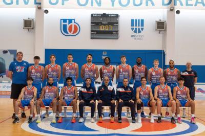 TREVISO 24092024 LBA PRECAMPIONATO NUTRIBULLET TREVISO BASKET  STAFF GIOCATORI MAGLIA GIOCO UFFICIALE