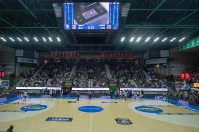 TREVISO 20102024 MARKETING LBA CAMPIONATO NUTRIBULLET TREVISO BASKET LED PANORAMICA PALAVERDE