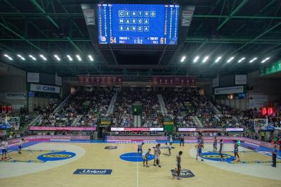 TREVISO 20102024 MARKETING LBA CAMPIONATO NUTRIBULLET TREVISO BASKET LED PANORAMICA PALAVERDE