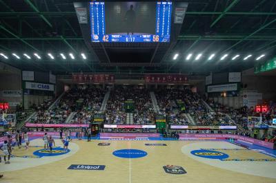 TREVISO 20102024 MARKETING LBA CAMPIONATO NUTRIBULLET TREVISO BASKET LED PANORAMICA PALAVERDE