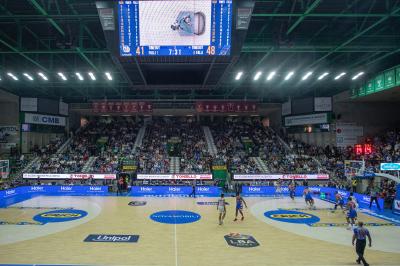 TREVISO 20102024 MARKETING LBA CAMPIONATO NUTRIBULLET TREVISO BASKET LED PANORAMICA PALAVERDE