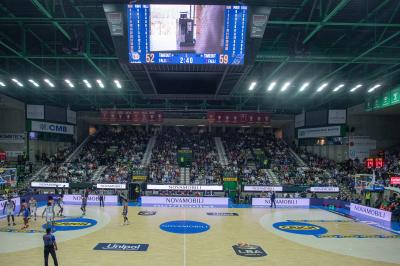 TREVISO 20102024 MARKETING LBA CAMPIONATO NUTRIBULLET TREVISO BASKET LED PANORAMICA PALAVERDE