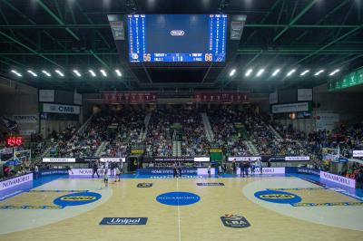 TREVISO 20102024 MARKETING LBA CAMPIONATO NUTRIBULLET TREVISO BASKET LED PANORAMICA PALAVERDE