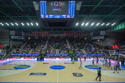 TREVISO 20102024 MARKETING LBA CAMPIONATO NUTRIBULLET TREVISO BASKET LED PANORAMICA PALAVERDE