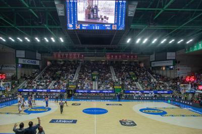 TREVISO 20102024 MARKETING LBA CAMPIONATO NUTRIBULLET TREVISO BASKET LED PANORAMICA PALAVERDE