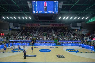 TREVISO 20102024 MARKETING LBA CAMPIONATO NUTRIBULLET TREVISO BASKET LED PANORAMICA PALAVERDE