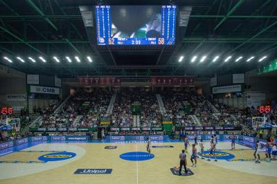 TREVISO 20102024 MARKETING LBA CAMPIONATO NUTRIBULLET TREVISO BASKET LED PANORAMICA PALAVERDE