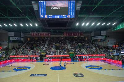 TREVISO 20102024 MARKETING LBA CAMPIONATO NUTRIBULLET TREVISO BASKET LED PANORAMICA PALAVERDE