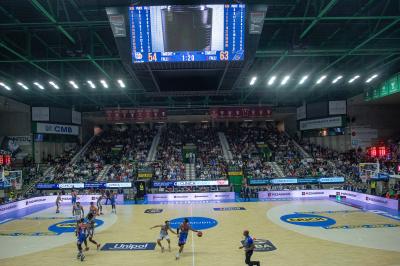 TREVISO 20102024 MARKETING LBA CAMPIONATO NUTRIBULLET TREVISO BASKET LED PANORAMICA PALAVERDE
