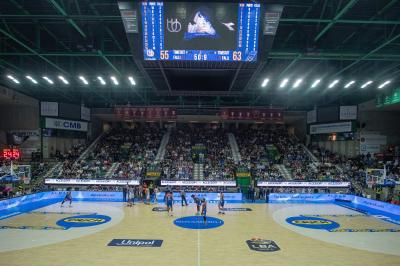 TREVISO 20102024 MARKETING LBA CAMPIONATO NUTRIBULLET TREVISO BASKET LED PANORAMICA PALAVERDE