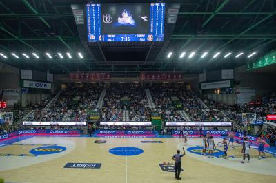 TREVISO 20102024 MARKETING LBA CAMPIONATO NUTRIBULLET TREVISO BASKET LED PANORAMICA PALAVERDE