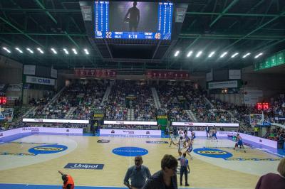 TREVISO 20102024 MARKETING LBA CAMPIONATO NUTRIBULLET TREVISO BASKET LED PANORAMICA PALAVERDE