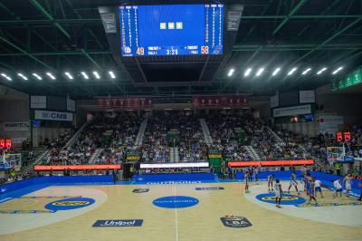 TREVISO 20102024 MARKETING LBA CAMPIONATO NUTRIBULLET TREVISO BASKET LED PANORAMICA PALAVERDE