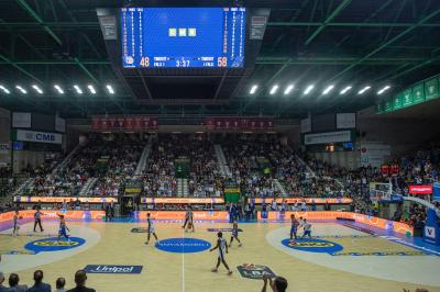 TREVISO 20102024 MARKETING LBA CAMPIONATO NUTRIBULLET TREVISO BASKET LED PANORAMICA PALAVERDE