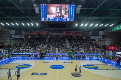 TREVISO 20102024 MARKETING LBA CAMPIONATO NUTRIBULLET TREVISO BASKET LED PANORAMICA PALAVERDE