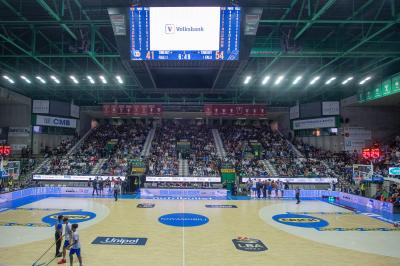TREVISO 20102024 MARKETING LBA CAMPIONATO NUTRIBULLET TREVISO BASKET LED PANORAMICA PALAVERDE