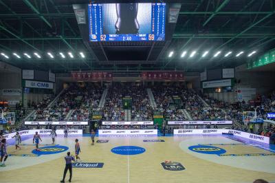 TREVISO 20102024 MARKETING LBA CAMPIONATO NUTRIBULLET TREVISO BASKET LED PANORAMICA PALAVERDE