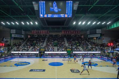 TREVISO 20102024 MARKETING LBA CAMPIONATO NUTRIBULLET TREVISO BASKET LED PANORAMICA PALAVERDE