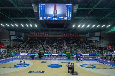 TREVISO 20102024 MARKETING LBA CAMPIONATO NUTRIBULLET TREVISO BASKET LED PANORAMICA PALAVERDE