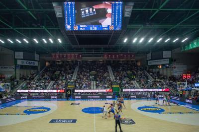 TREVISO 20102024 MARKETING LBA CAMPIONATO NUTRIBULLET TREVISO BASKET LED PANORAMICA PALAVERDE