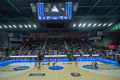 TREVISO 20102024 MARKETING LBA CAMPIONATO NUTRIBULLET TREVISO BASKET LED PANORAMICA PALAVERDE