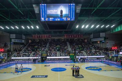TREVISO 20102024 MARKETING LBA CAMPIONATO NUTRIBULLET TREVISO BASKET LED PANORAMICA PALAVERDE