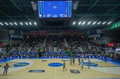 TREVISO 20102024 MARKETING LBA CAMPIONATO NUTRIBULLET TREVISO BASKET LED PANORAMICA PALAVERDE