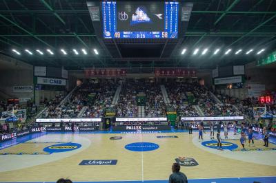 TREVISO 20102024 MARKETING LBA CAMPIONATO NUTRIBULLET TREVISO BASKET LED PANORAMICA PALAVERDE