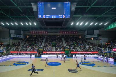TREVISO 20102024 MARKETING LBA CAMPIONATO NUTRIBULLET TREVISO BASKET LED PANORAMICA PALAVERDE