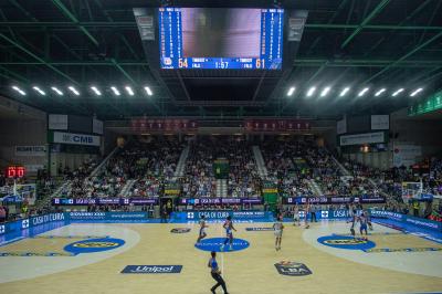 TREVISO 20102024 MARKETING LBA CAMPIONATO NUTRIBULLET TREVISO BASKET LED PANORAMICA PALAVERDE