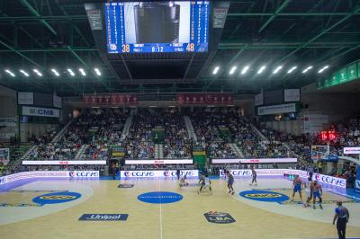 TREVISO 20102024 MARKETING LBA CAMPIONATO NUTRIBULLET TREVISO BASKET LED PANORAMICA PALAVERDE