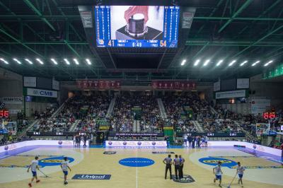 TREVISO 20102024 MARKETING LBA CAMPIONATO NUTRIBULLET TREVISO BASKET LED PANORAMICA PALAVERDE