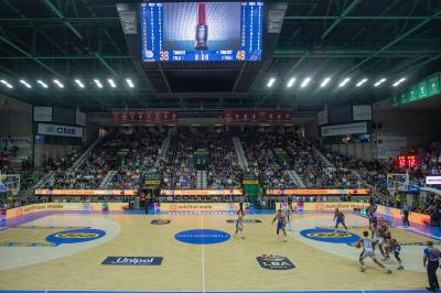 TREVISO 20102024 MARKETING LBA CAMPIONATO NUTRIBULLET TREVISO BASKET LED PANORAMICA PALAVERDE