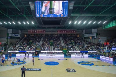 TREVISO 20102024 MARKETING LBA CAMPIONATO NUTRIBULLET TREVISO BASKET LED PANORAMICA PALAVERDE