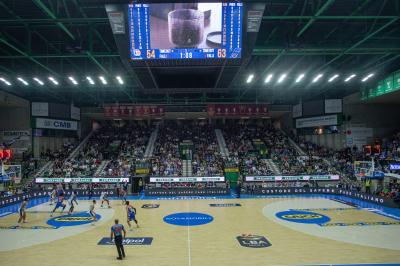TREVISO 20102024 MARKETING LBA CAMPIONATO NUTRIBULLET TREVISO BASKET LED PANORAMICA PALAVERDE