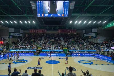 TREVISO 20102024 MARKETING LBA CAMPIONATO NUTRIBULLET TREVISO BASKET LED PANORAMICA PALAVERDE