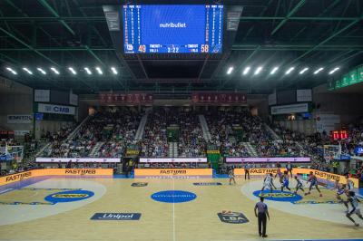 TREVISO 20102024 MARKETING LBA CAMPIONATO NUTRIBULLET TREVISO BASKET LED PANORAMICA PALAVERDE
