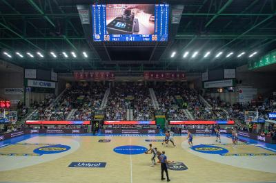 TREVISO 20102024 MARKETING LBA CAMPIONATO NUTRIBULLET TREVISO BASKET LED PANORAMICA PALAVERDE