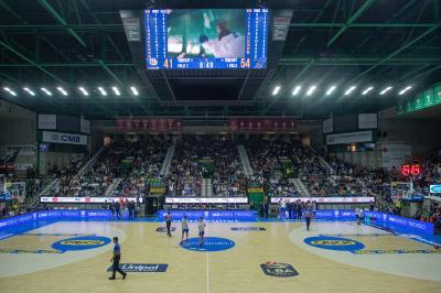 TREVISO 20102024 MARKETING LBA CAMPIONATO NUTRIBULLET TREVISO BASKET LED PANORAMICA PALAVERDE