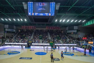 TREVISO 20102024 MARKETING LBA CAMPIONATO NUTRIBULLET TREVISO BASKET LED PANORAMICA PALAVERDE