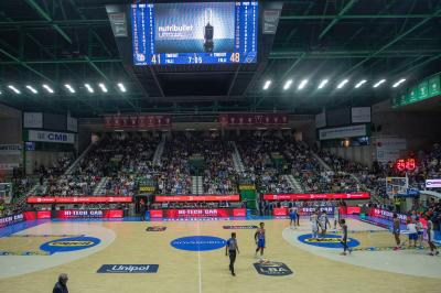 TREVISO 20102024 MARKETING LBA CAMPIONATO NUTRIBULLET TREVISO BASKET LED PANORAMICA PALAVERDE