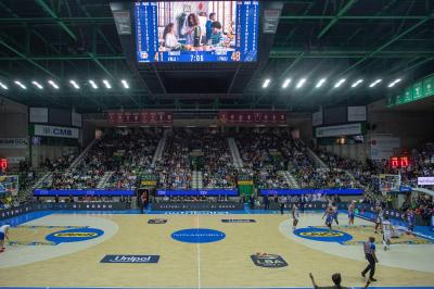 TREVISO 20102024 MARKETING LBA CAMPIONATO NUTRIBULLET TREVISO BASKET LED PANORAMICA PALAVERDE