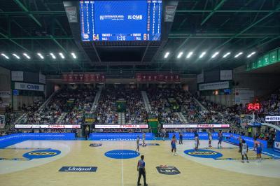 TREVISO 20102024 MARKETING LBA CAMPIONATO NUTRIBULLET TREVISO BASKET LED PANORAMICA PALAVERDE