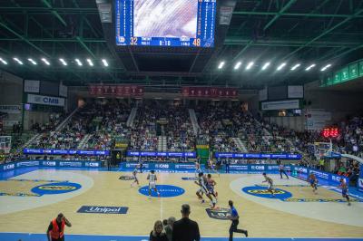 TREVISO 20102024 MARKETING LBA CAMPIONATO NUTRIBULLET TREVISO BASKET LED PANORAMICA PALAVERDE